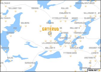 map of Gaterud