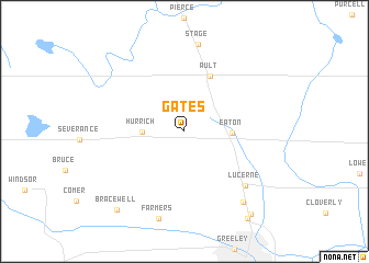 map of Gates