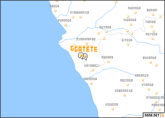 map of Gatete