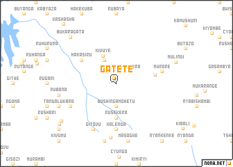 map of Gatete