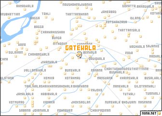 map of Gatewāla