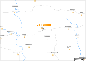 map of Gatewood