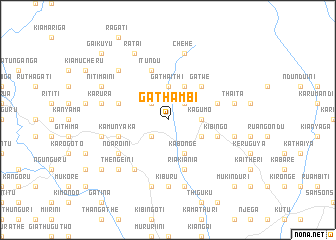 map of Gathambi