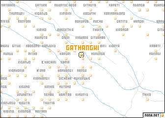 map of Gathangwi