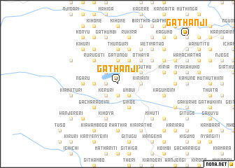 map of Gathanji