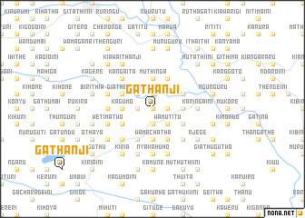 map of Gathanji