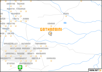 map of Gatharaini