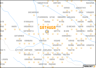 map of Gathuga