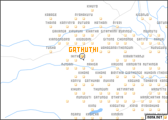 map of Gathuthi