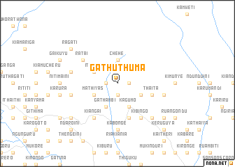 map of Gathuthuma