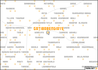 map of Gati Babe Ndiaye