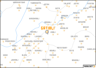 map of Gatibli