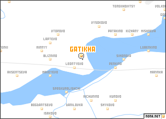 map of Gatikha