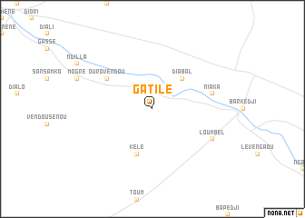 map of Gatilé