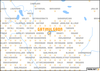 map of Gātimulgaon