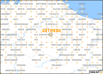 map of Gatineau