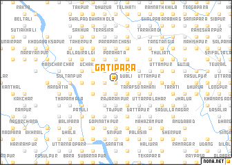 map of Gātipāra