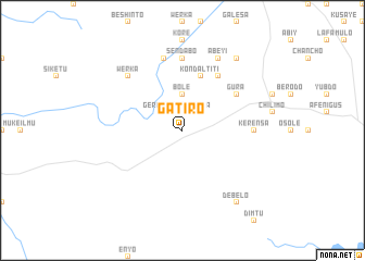 map of Gatīro