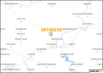 map of Gatishche