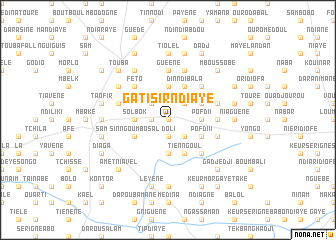 map of Gati Sir Ndiaye