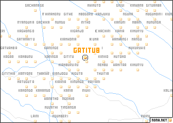 map of Gatitu B