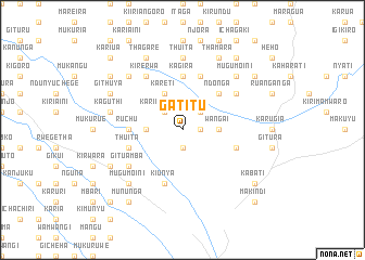 map of Gatitu