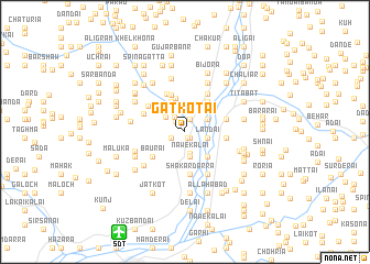 map of Gatkotai