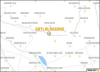 map of Gatlalakgomo