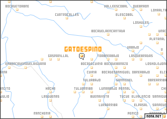 map of Gato Espino