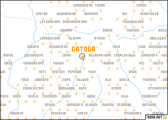 map of Gatoga