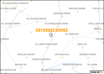 map of Gatón de Campos