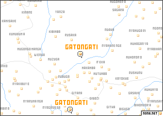 map of Gatongati