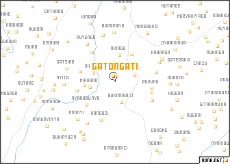 map of Gatongati