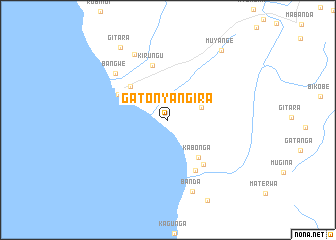 map of Gatonyangira