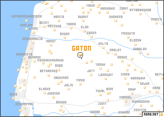 map of Ga‘ton