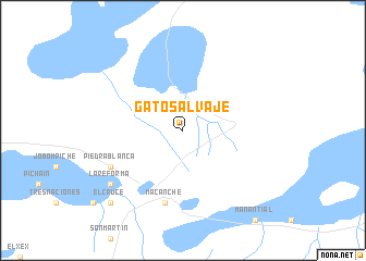 map of Gato Salvaje