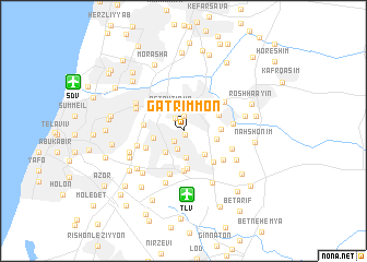 map of Gat Rimmon