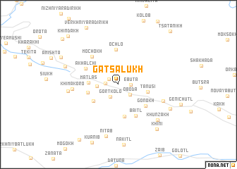 map of Gatsalukh