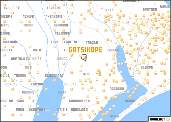 map of Gatsikope