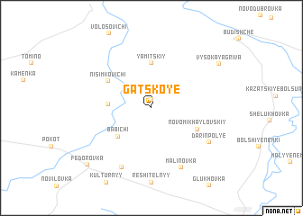 map of Gatskoye