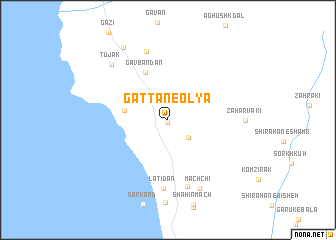 map of Gattān-e ‘Olyā
