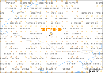 map of Gattenham