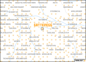 map of Gatteregg