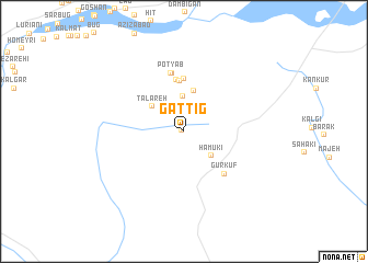 map of Gattīg