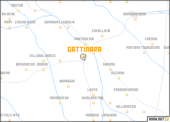 map of Gattinara