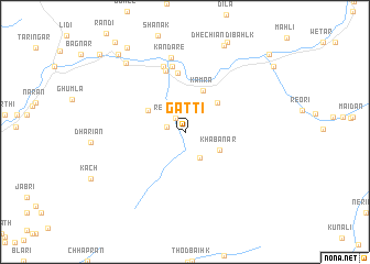 map of Gatti