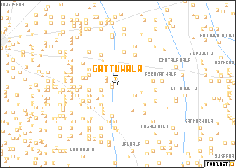 map of Gattūwāla