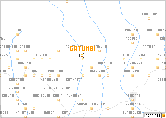 map of Gatumbi