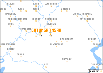 map of Gatumsan