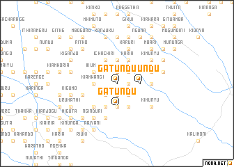 map of Gatundu